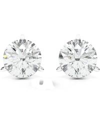 Diamond Essentials - Diamond Solitaire Stud Earrings - Lyst
