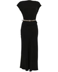 Imperial - Belted Maxi Dress - Lyst
