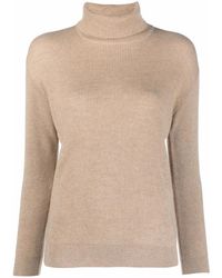 Brunello Cucinelli - Jersey de cachemira con cuello alto - Lyst