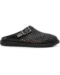 ADRIANNA FERETTI - Woven Buckle-Fastening Mules - Lyst