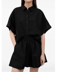 BOSS - Elasticated-Waistband Logo-Embroidered Shorts - Lyst