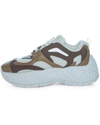 ARMANI EXCHANGE - Panelled Mesh Sneakers - Lyst