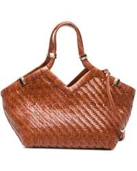 Benedetta Bruzziches - Woven Leather Tote Bag - Lyst