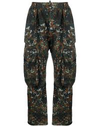 DSquared² - Camouflage-print Cargo Trousers - Lyst