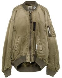 Maison Mihara Yasuhiro - Zip-Fastening Bomber Jacket - Lyst