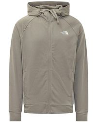 The North Face - Logo-Print Zip-Up Hoodie - Lyst