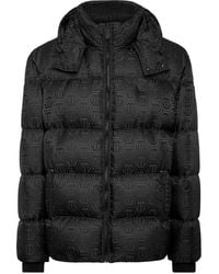 Philipp Plein - Monogram-Jacquard Padded Jacket - Lyst