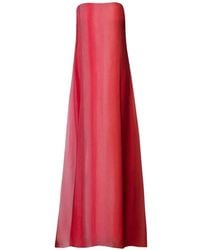 Baobab - Nara Strapless Chiffon Maxi Dress - Lyst