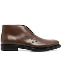 Tod's - Leather Desert Boots - Lyst