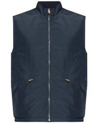 Paul Smith - Zip-Up Sleeveless Gilet - Lyst