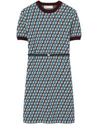 Tory Burch - Tory Burch Jacquard Sweater Dress - Lyst