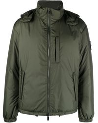 Giorgio Armani - Padded Zipped Jacket - Lyst