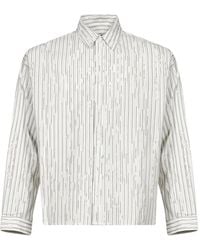 Represent - Camicia Con Stampa A Righe - Lyst