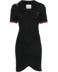 Vivienne Westwood - Glory Asymmetric Polo Mini Dress - Lyst