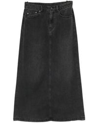 JNBY - A-Line Maxi Denim Skirt - Lyst