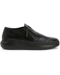 Giuseppe Zanotti Leather Conley Slip-on 40mm Sneakers in Black for 