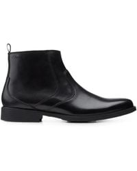 Clarks - Whiddon Zip Leather Ankle Boots - Lyst