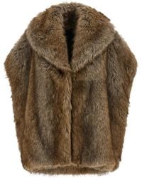 BB COUTURE - Brigitte Faux-Fur Jacket - Lyst