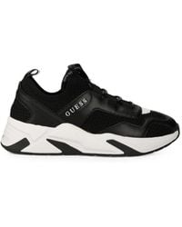 Guess - Geniver Logo-Print Chunky-Sole Sneakers - Lyst