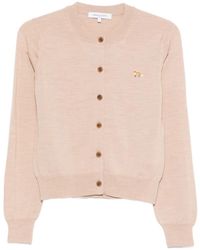 Maison Kitsuné - Baby Fox Wool Cardigan - Lyst