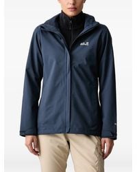 Jack Wolfskin - Trailtime Hooded Waterproof Jacket - Lyst