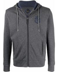 Billionaire - Crest-Motif Long-Sleeved Hoodie - Lyst