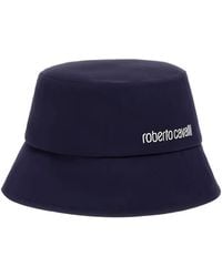 Roberto Cavalli - Embroidered-Logo Bucket Hat - Lyst