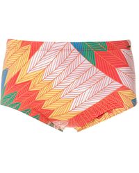 Amir Slama - Maillot De Bain Cocar Francês - Lyst