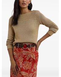 Ralph Lauren - Pullover mit U-Boot-Ausschnitt - Lyst