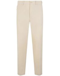 BOSS - Button-Fastening Trousers - Lyst