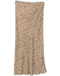 Betty Barclay - Satin-Finish Elasticated-Waist Midi Skirt - Lyst