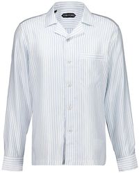 Tom Ford - Gestreept Overhemd - Lyst