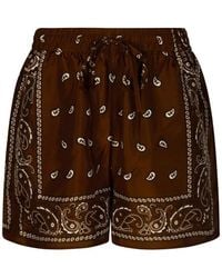 P.A.R.O.S.H. - Silk Shorts - Lyst