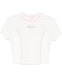 CASABLANCA - Trim Knit Top - Lyst