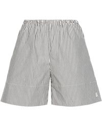 By Malene Birger - Siona Striped Shorts - Lyst