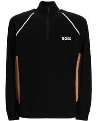 BOSS - Pull À Logo Brodé - Lyst