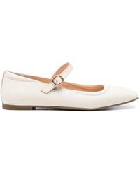 SERGIO MORETTI FIRENZE - Buckle-Fastening Ballet Flats - Lyst