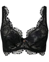 Twinset - Soutien-Gorge En Tulle À Broderies - Lyst
