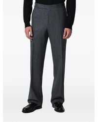Lardini - Straight-Leg Wool Trousers - Lyst