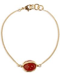 Jil Sander - Stone-Pendant Chain Bracelets - Lyst
