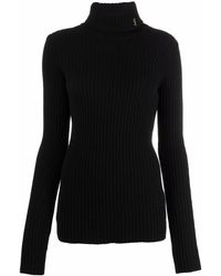 Saint Laurent - Wool And Cashmere Roll Neck Pullover - Lyst