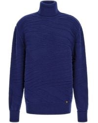 Roberto Cavalli - Turtleneck Wool Sweater - Lyst