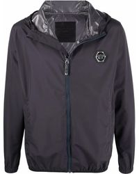Philipp Plein - Windjack Met Logopatch - Lyst