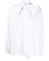 Givenchy - Blouse Met Strik - Lyst