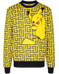 Balmain - X Pokémon All-Over Printed Sweatshirt - Lyst