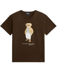 Polo Ralph Lauren - T-Shirt Mit Teddy-Motiv - Lyst