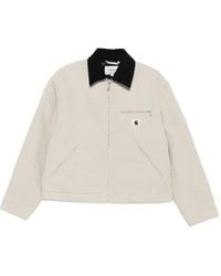 Carhartt - Chaqueta con cremallera y cuello de pana - Lyst