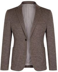 Maurizio Baldassari - Long-Sleeve Single-Breasted Blazer - Lyst
