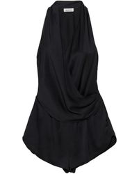 Jonathan Simkhai - Drapierter Halia Strampler - Lyst