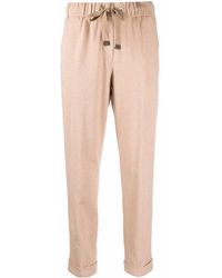 Peserico - Slim-fit Cotton Trousers - Lyst